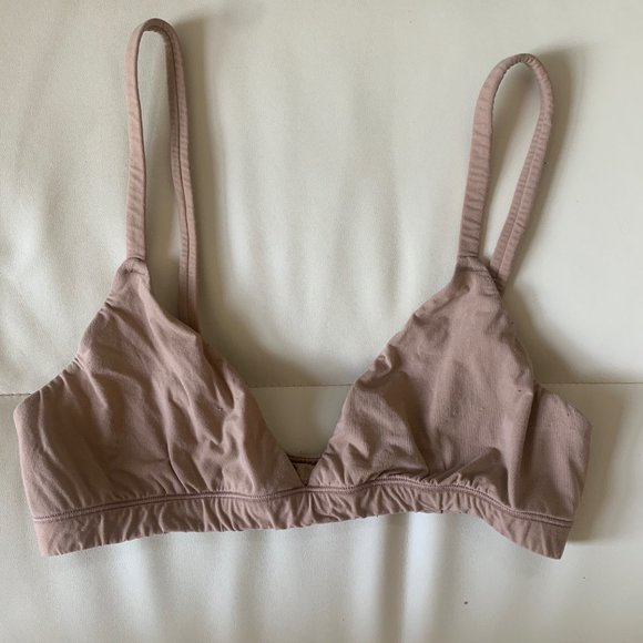 SKIMS Fits Everybody Nude Triangle Bralette Size Small - Picture 2 of 2
